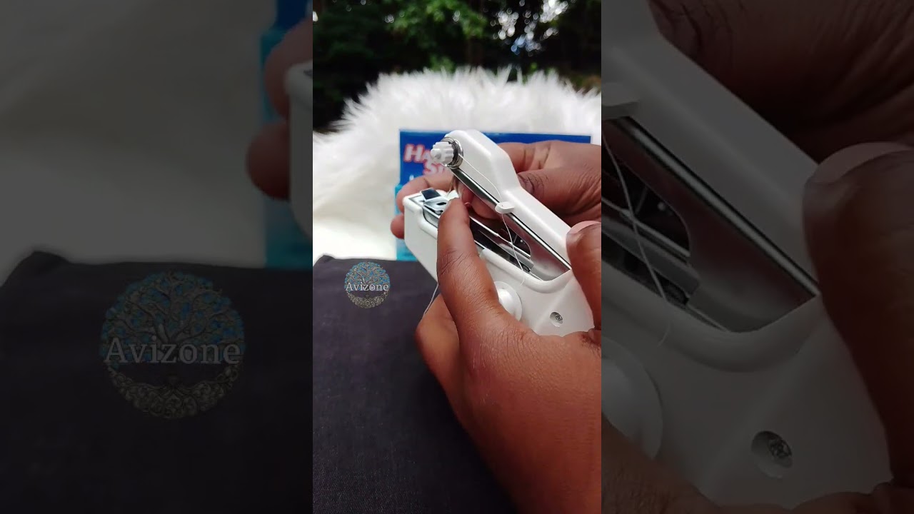 Portable Handheld Sewing Machine -  FULL TUTORIAL - Avizone TT Online Store 