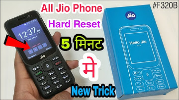 Jio Phone Hard Reset | Remove Phone Lock 100% { F320B } , New Trick 2021