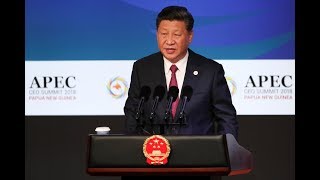 President Xi delivers speech at the 2018 APEC CEO Summit
