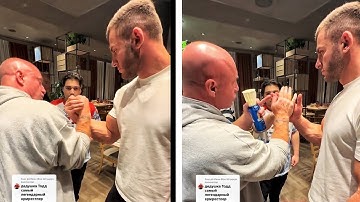 TODD HUTCHINGS TEACHES IRAKLI HOW TO BEAT HIM