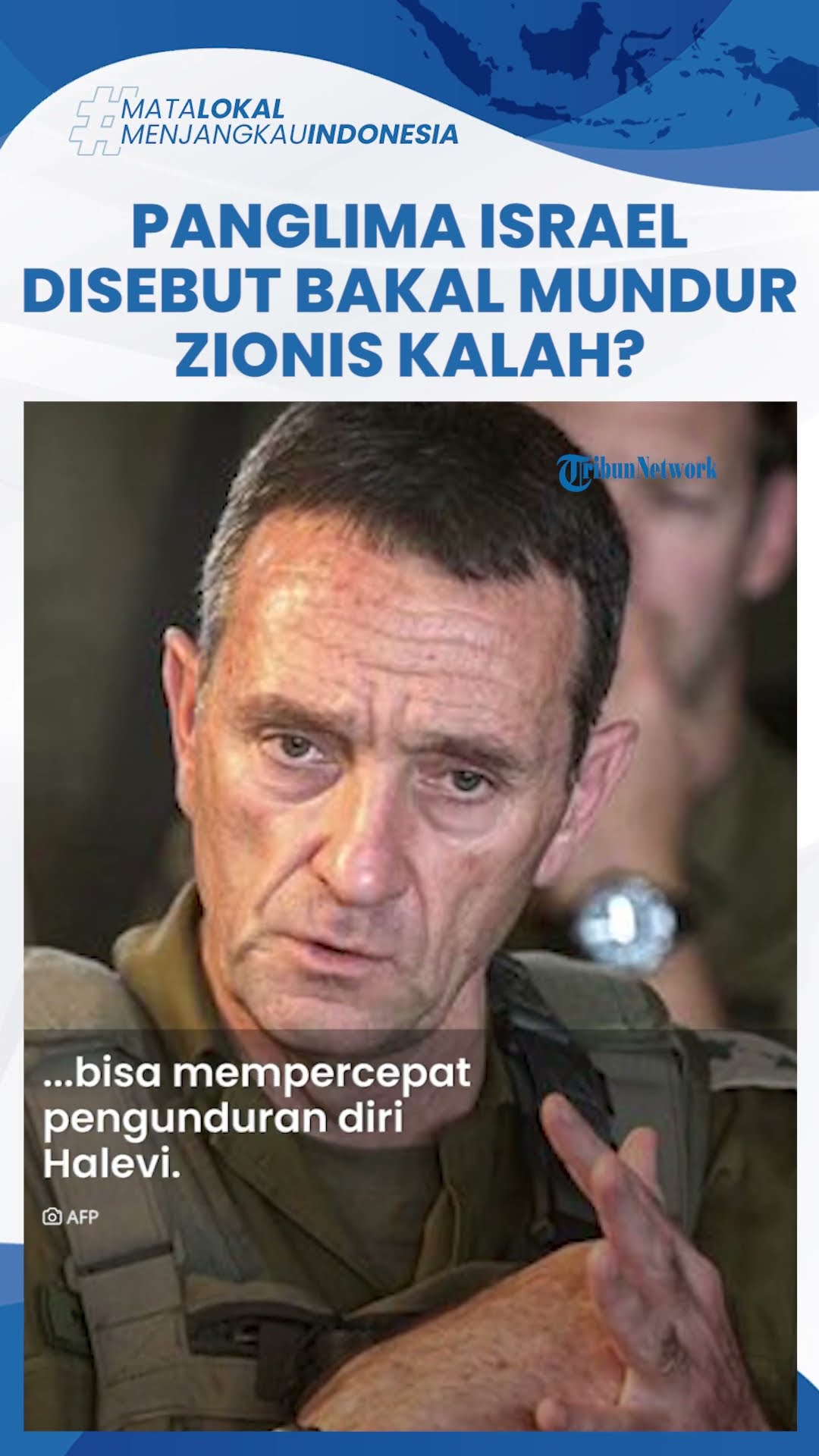 Panglima Militer Israel Herzi Halevi Disebut Bakal Mundur saat Perang Timur Tengah Memanas, Ada Apa?