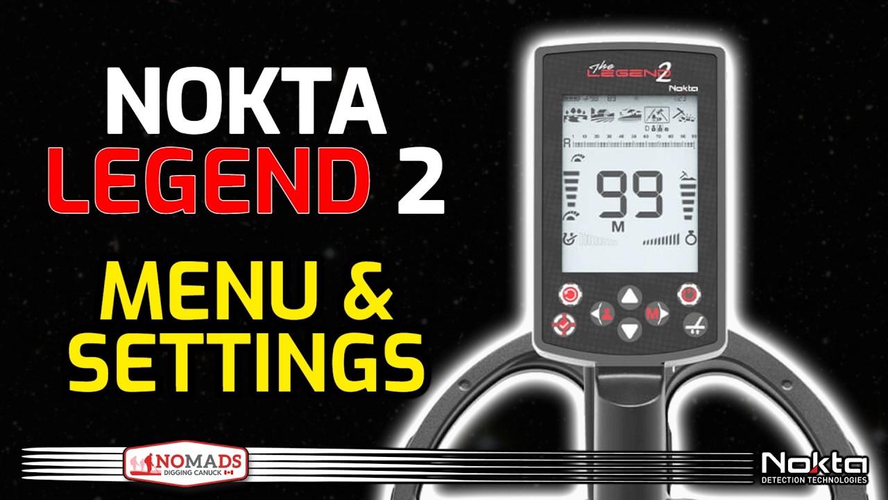 Nokta Legend 2 — Меню и настройки (Металлопоиск)
