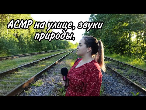 АСМР на улице, звуки природы 🐦🌿. / ASMR on the street, sounds of nature.
