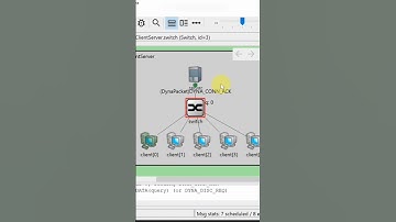 Dyna Project Client Server Example on Omnet++