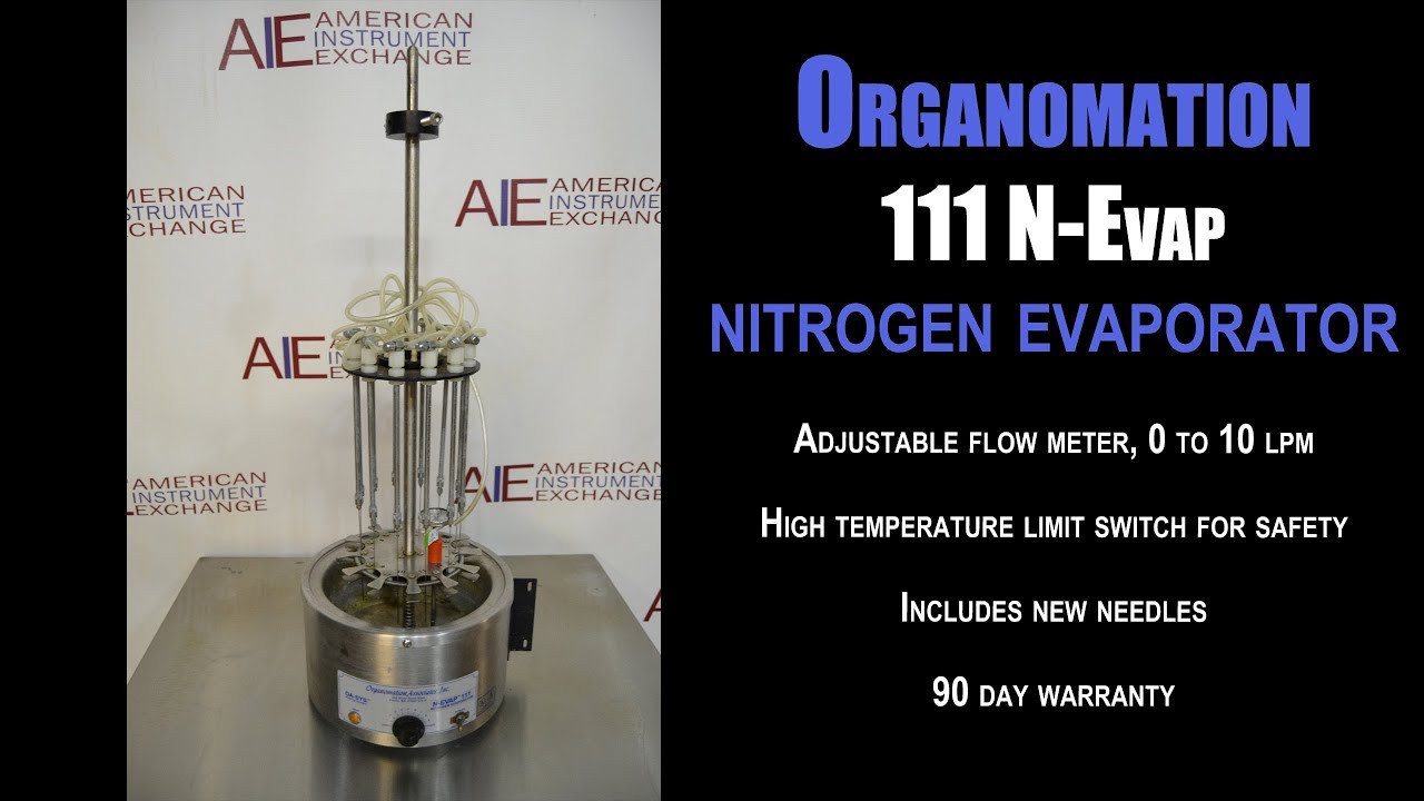 Organomation 12 position model 111 NEVAP nitrogen evaporator (2052D