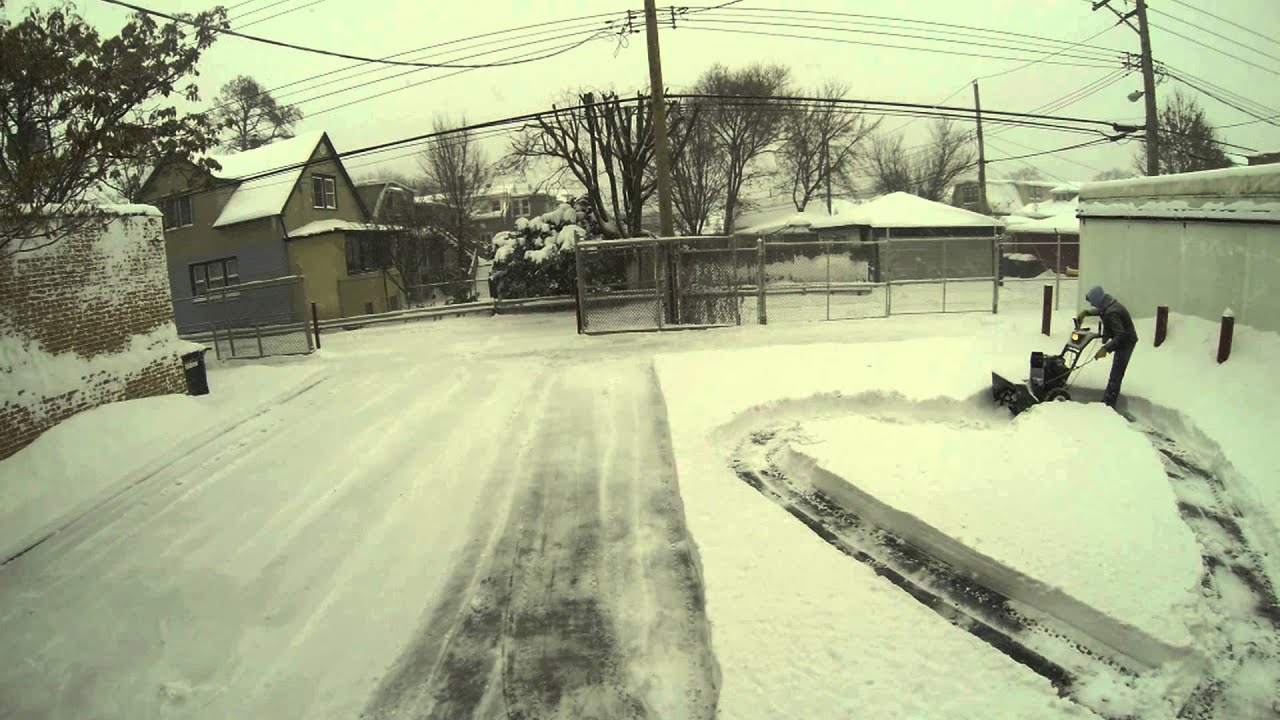SNOW PLOWING .. TIME LAPSE - YouTube