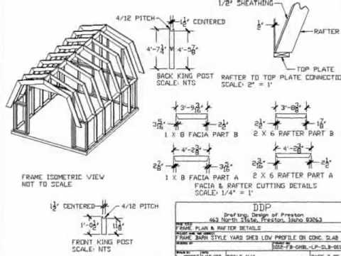 12x12 shed plans video - over 13 shed designs - youtube