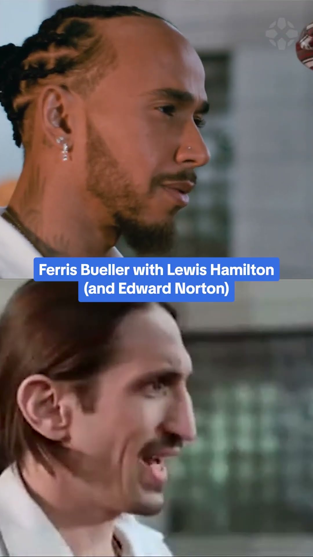 Lewis Hamilton recreated this scene from Ferris Bueller's Day Off #lewishamilton #ferrari #f1 #movie