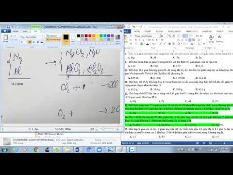 Video Bài tập kim loại tác dụng với O2, Cl2 - youtube