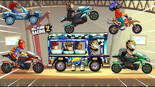 Hill Climb Racing 2 - NEW SUPERBIKE, MOTOCROSS, BUS and SPORTS CAR paints New Looks