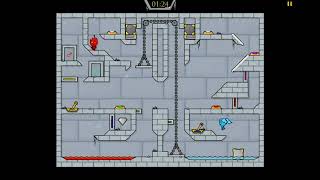 Fireboy & Watergirl in the Ice Temple   LEVEL 28 screenshot 5