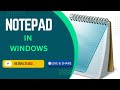 Notepad in Windows....