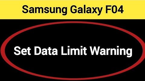 how to set data limit warning, samsung Galaxy F04 me data limit kaise set karen