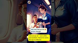 When Your Coffee is Hot… But She’s Hotter 😏 | English #shorts #trendingshorts #learning #funny