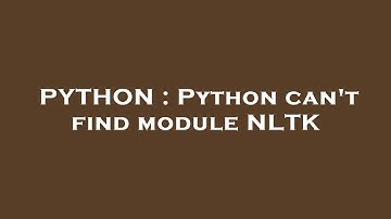 PYTHON : Python can