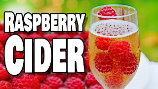 Raspberry Cider with Whole Fruit and Juice