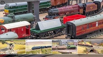 Tri-ang Hornby Running on the Layout With Footage From The Tyneside Model Railway Exhibition 2025