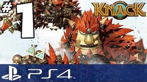 Knack Walkthrough - PART 1 - PS4 Live Stream Gameplay w/ Commentary