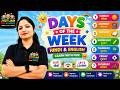 Days of the Week | Hindi & English both Language | Learn with Fun | Jyoti Jain Kids Academy