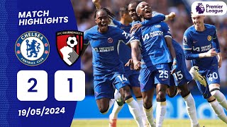 🔵 Chelsea vs Bournemouth  (2-1) HighLights: Caicedo, Sterling Goals | Premier League 23\/24