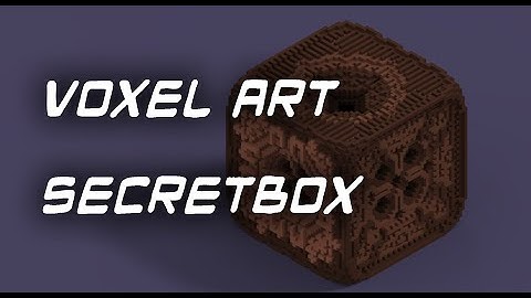 Voxel Art | SecretBox | Time Lapse