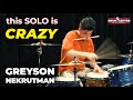 A drum solo  greyson nekrutman live at drum center of portsmouth