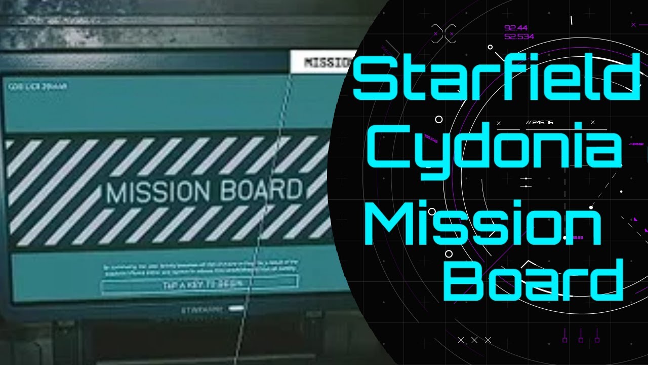 Starfield - Navigating to the Cydonia Mission Board