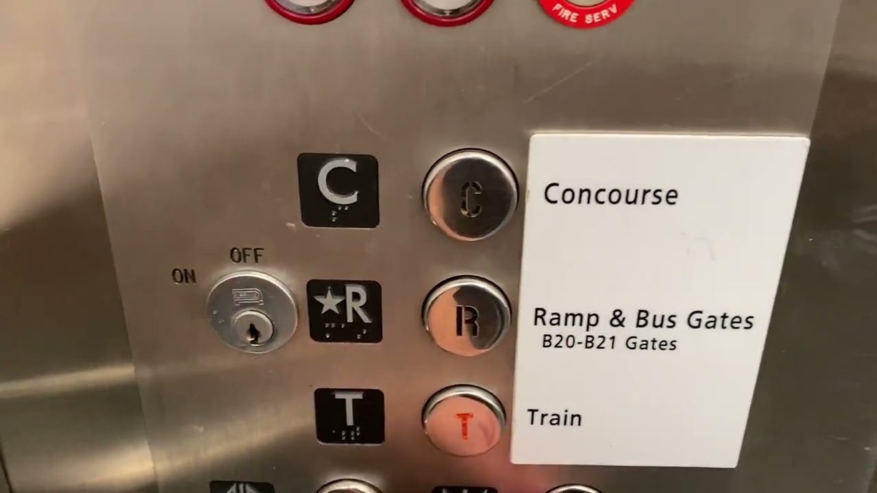 KONE-Montgomery Hydraulic Elevator | B-Gates Stop, SEA Airport | Seattle, WA