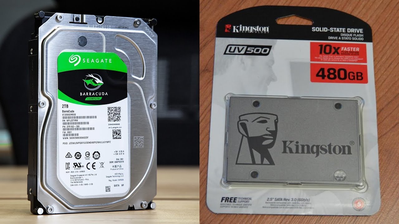 SSD vs HDD. Seagate ST2000DM008 vs SSD диск Kingston A400 480 Gb YouTube