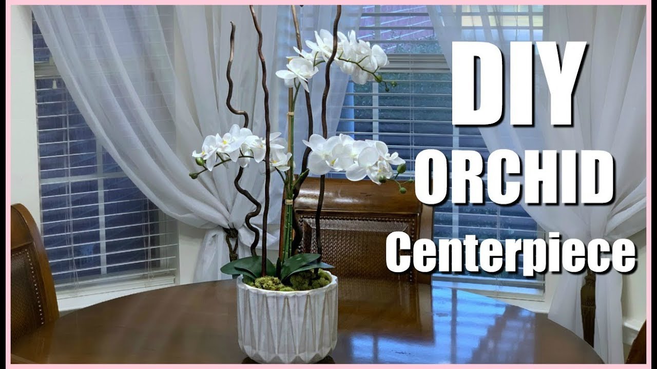 DIY Orchid Centerpiece MissThompson YouTube