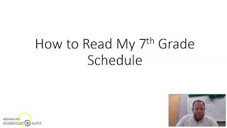 7th Grade Walkthrough Video