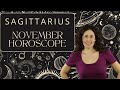 SAGITTARIUS - November Horoscope: Partnership Disenchantment