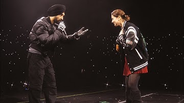 Diljit Dosanjh sang a song for Hania Aamir at a concert