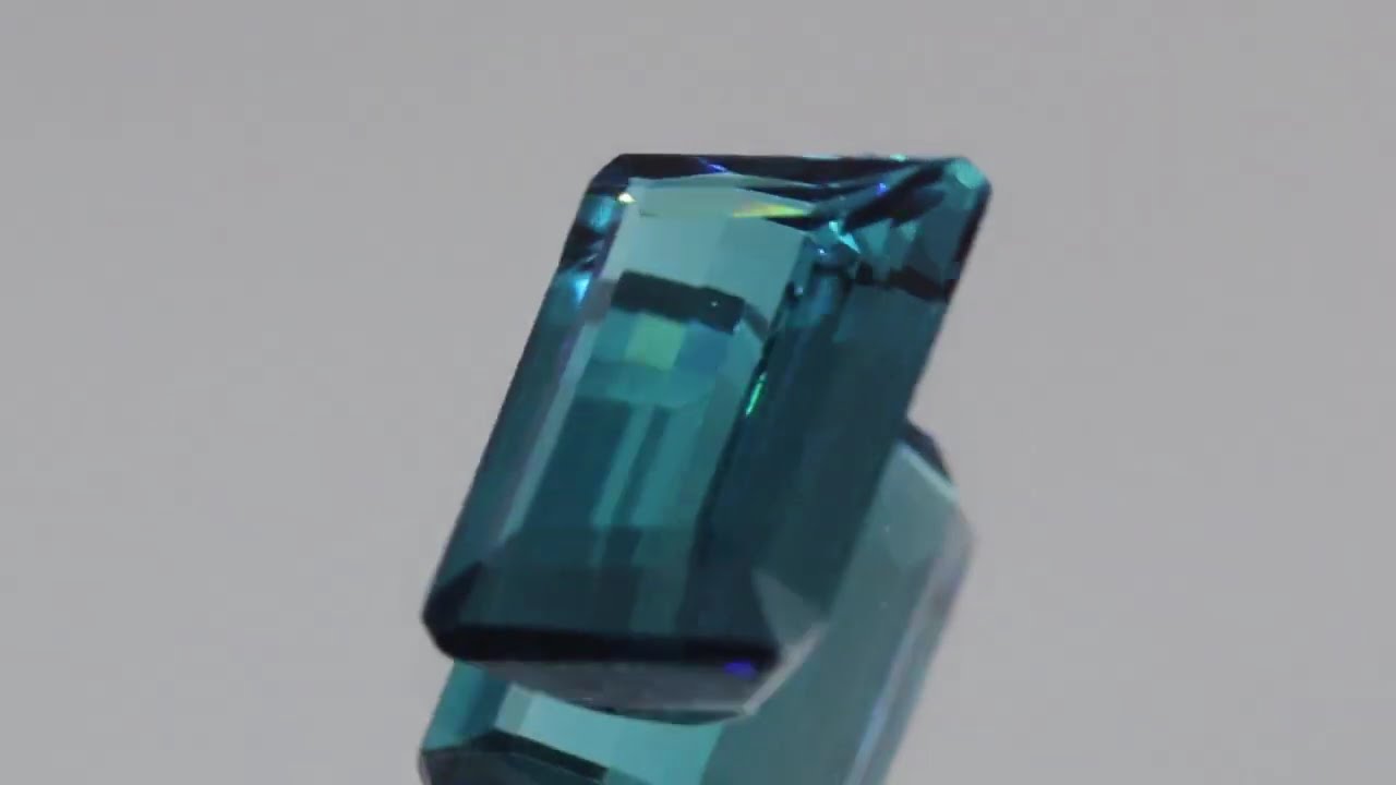 天然トルマリン 0.44ct 【インディゴライト】ブラジル 日独ソ付