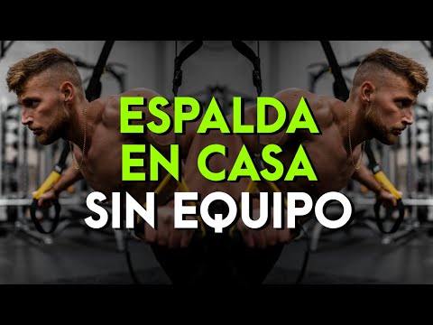 Rutina de ejercicio para espalda en casa sin equipo!
