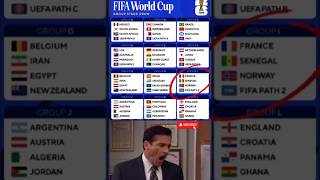 Hasil Drawing Piala Dunia 2026, ada grup neraka #sepakbola #football #pialadunia #shorts