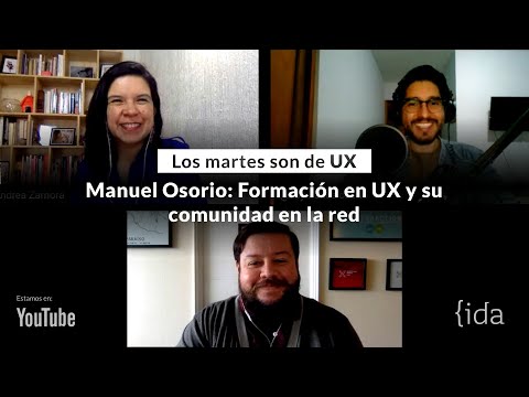 Manuel Osorio: Formación en UX y su comunidad en la red