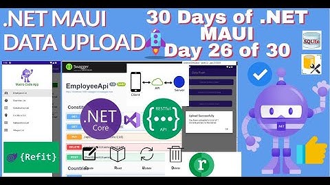 STEP 29.How to Create .NET MAUI APP With RESTful API in .NET Part 26||USING DATA GRID .NET MAUI||SQL
