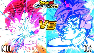 MOD vs DLC - SSJ4 Daima Goku Skills comparison! Dragon Ball Sparking Zero