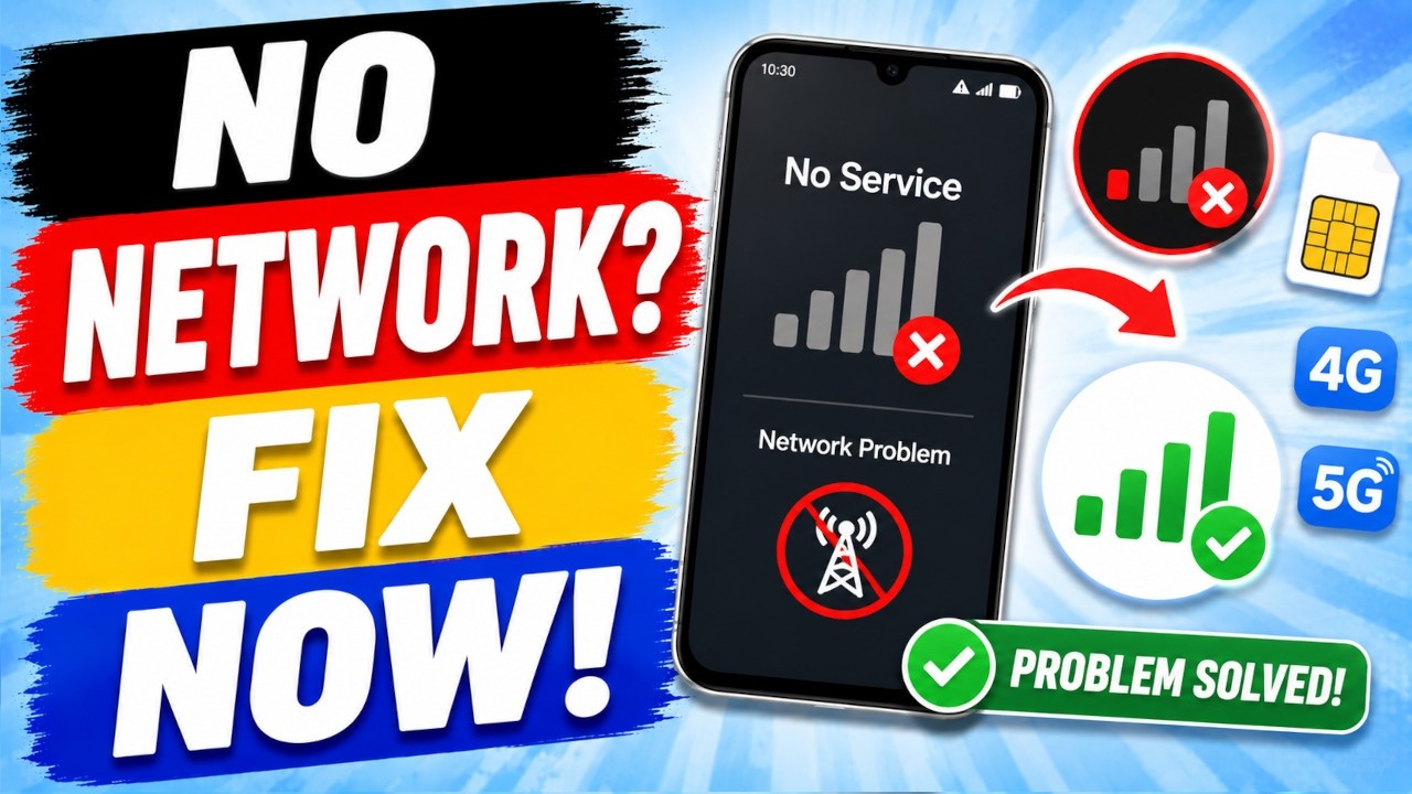 Mobile Network Problem Solved Easy Method