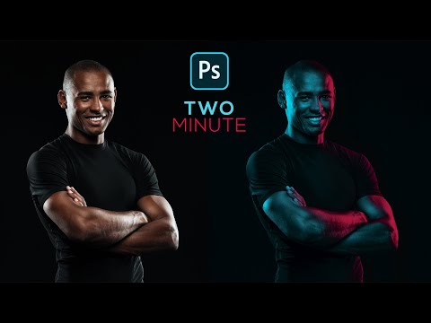 Realistic Dual Lighting Effect Under 2 Minute In Photoshop