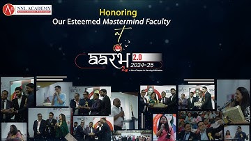 Felicitation of Mastermind Faculty at Aarambh 2.0 (2024-25) | Nursing Next Live | NNL Academy
