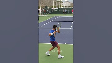 Carlos Alcaraz Forehand Slow-motion