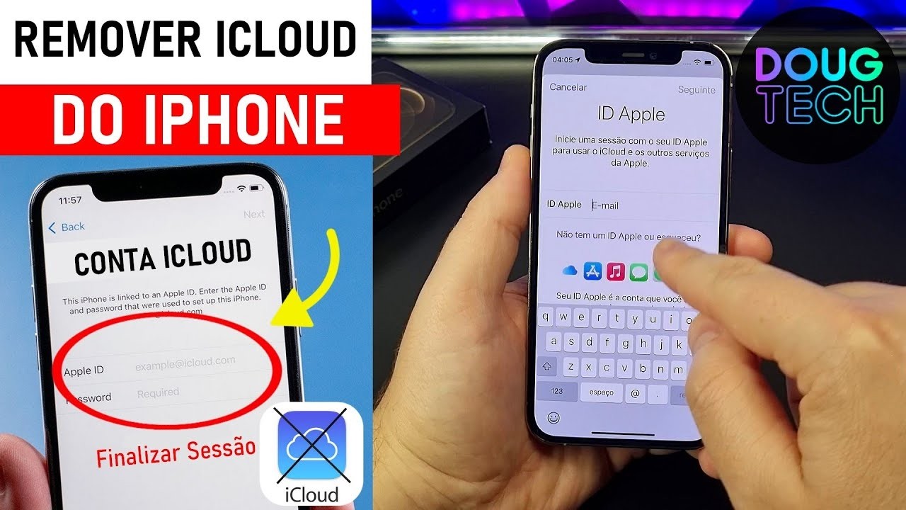 Como REMOVER o ICLOUD/APPLE ID do iPhone - YouTube