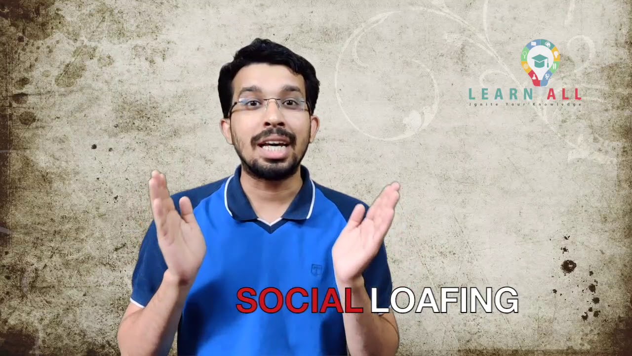 SOCIAL LOAFING PSYCHOLOGY LEARN ALL YouTube