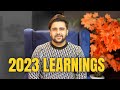2023 Rewind : Successes, Struggles, and Goals | What I Learned in 2023