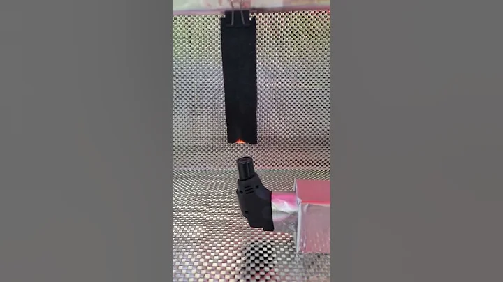 PYROCHILL CF Treated Carbon Fiber vertical flame test.