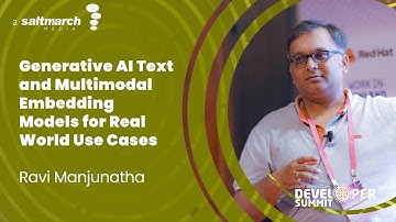 Generative AI Text and Multimodal Embedding Models for Real World Use Cases by Ravi Manjunatha