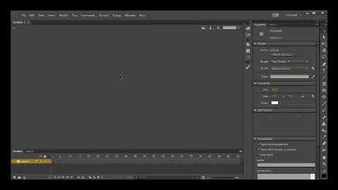 Adobe Flash [Dasar Membuat Button dan Dasar Penambahan Action Script]