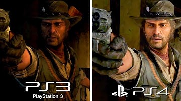 Red Dead Redemption PS3 vs PS4 Graphics Comparison
